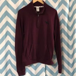 Victoria secret 1/4 zip crew